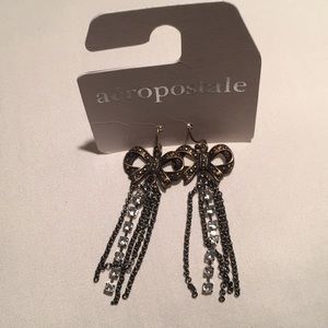Aeropostale Bronzed dangle earrings